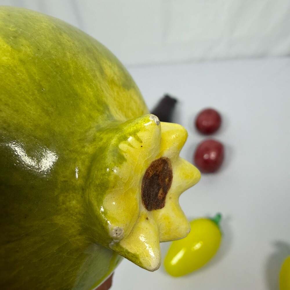 Vintage Murano Style Hand Blown Art Glass Fruit and Vegetables - Set of 6 - Picture 7 of 7